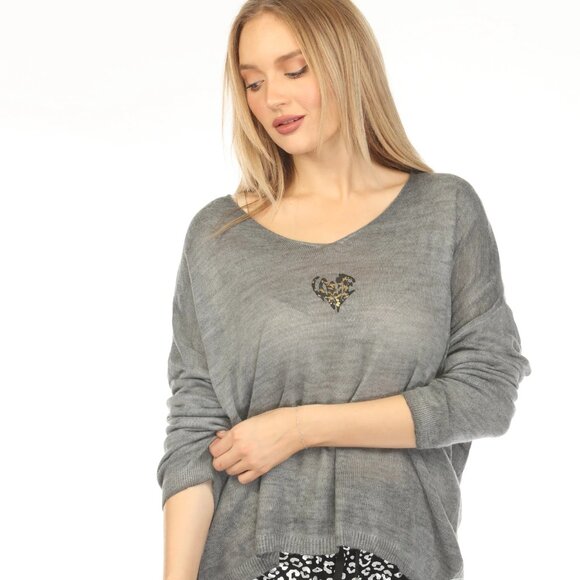 Gray FX Logo Top With Sleeves - Picture 1 of 6